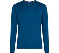 Icebreaker - Ropa interior térmica - M Merino 200 Oasis LS Crewe Atlantis de Lana - Talla L - Azul Azul L