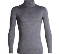 Icebreaker - Ropa interior térmica - M Merino 200 Oasis LS Half Zip Gritstone Heather de Lana - Talla L - Gris Gris L