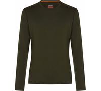 Icebreaker - Ropa interior térmica - M Merino 260 Oasis LS Crewe Dk Loden de Lana - Talla S - Verde Verde S