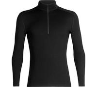 Icebreaker - Ropa interior térmica - M Merino 260 Oasis LS Half Zip Black de Lana - Talla L - Negro Negro L