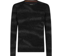 Icebreaker - Ropa interior térmica - M Merino 260 Oasis Vertex LS Crewe Chillwave Black Obsidian J de Lana - Talla L - Negro Negro L