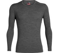Icebreaker - Ropa interior térmica - M Merino 260 Tech LS Crewe Gritstone Heather de Lana - Talla XL - Gris Gris XL