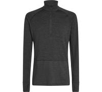 Icebreaker - Ropa interior térmica - M Merino 260 ZoneKnit™ LS Half Zip Jet Heather de Lana - Talla L - Gris Gris L
