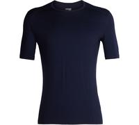 Icebreaker - Ropa interior térmica - Mens 200 Oasis SS Crewe Midnight Navy de Lana - Talla XL - Azul Azul XL