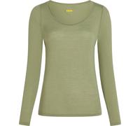 Icebreaker - Ropa interior térmica mujer - W Merino 150 Siren LS Sweetheart Lichen de Lana - Talla M - Caqui Caqui M
