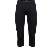 Icebreaker - Ropa interior térmica mujer - W Merino 200 Oasis 3/4 Leggings Black de Lana - Talla S - Negro Negro S