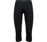 Icebreaker - Ropa interior térmica mujer - W Merino 200 Oasis 3/4 Leggings Black de Lana - Talla XS - Negro Negro XS