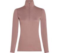 Icebreaker - Ropa interior térmica mujer - W Merino 200 Oasis LS Half Zip Summit para Mujer de Lana - Talla S - Marrón Marrón S