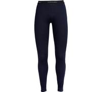 Icebreaker - Ropa interior térmica mujer - W Merino 260 Oasis Leggings Midnight Navy de Lana - Talla M - Azul marino Azul marino M