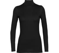 Icebreaker - Ropa interior térmica mujer - W Merino 260 Oasis LS Turtleneck Black de Lana - Talla S - Negro Negro S