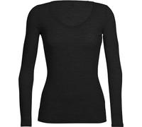 Icebreaker - Ropa interior térmica mujer - W Merino Siren LS Sweetheart Black para Mujer de Lana - Talla 38-40 - Negro Negro 38-40
