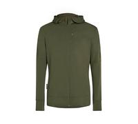 ICEBREAKER Sudadera con cremallera deportiva oliva, Talla XXL