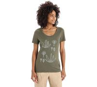 Icebreaker Tech Lite II Camiseta, Mujeres, Loden, Large