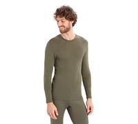 Icebreaker - Top de Peso Medio 175 Everyday para Hombre - Camiseta de Manga Larga con Cuello Redondo - Capa Base de 100% Lana Merino - Loden, L