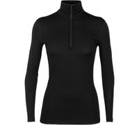 Icebreaker Mérinos 200 Oasis 1/2 Zip vêtement running femme M Noir