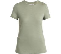 Icebreaker - Ropa de senderismo mujer - W Merino 150 Tech Lite SS Tee Lichen de Lana - Talla S - Caqui Caqui S