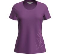ICEBREAKER W Merino 150 Tech Lite Ss Scoop Tee - Mujer - Violeta - talla L- modelo 2025