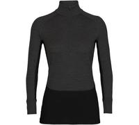 ICEBREAKER W Zoneknit 260 Ls Half Zip Jet - Mujer - Gris / Negro - talla XS- modelo 2025