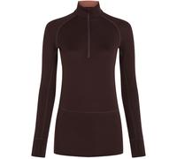 ICEBREAKER W Zoneknit 260 Ls Half Zip - Mujer - Marrón - talla M- modelo 2025