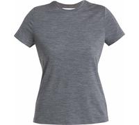 Icebreaker - Women Merino 150 Tech Lite III SS Tee Gritstone Hthr para Mujer de Lana - Talla M - Gris Gris M