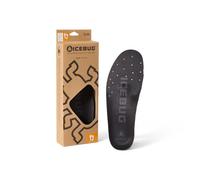 Icebug Plantilla delgada de soporte de cojín bajo con tecnología Arch Flex, Arco alto negro, M 12