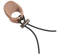 ICECHEN Anillo protector de piel de vaca gruesa para el pulgar y la punta del dedo, anillo de piel, para práctica de caza, tiro con arco, arco