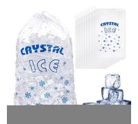 Iced Bags, 100-Piece Iced Pack Set, Portable Drawstring Storage, Leak-Resistant Cooling Solution, Compact and Lightweight Design, for Camping Road Trips Food Delivery Grocery Sports Outdoor Use