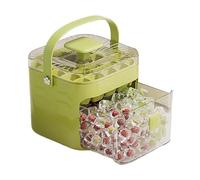 Iced Block Tray, Iced Blocks Maker with Lid, 6.1x5.5inches Lightweight Press Type Easy-Release, Food-Grade Mold Kitchen Gadget for Cocktail, Travel, Juice, Coffee,blue