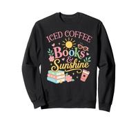 Iced Coffee Books & Sunshine Summer Reading Spicy Book Girl Sudadera