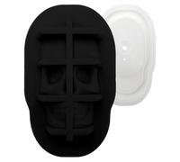 Iced Cubes Tray, Iced Cube Molds Trays with Skull Shape, Reusable Food Grade Silicone, 4.61x2.83 Inches, for Freezing Whiskey, Coffee, Juice, Cocktails, Cold Beverages, Fun Use