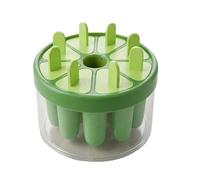 Iced Dessert Molds, Reusable Silicone Freezer Tray, Eight Cavity Ice Pop Maker Set, Stick Insert Design Sweet Treat Creation Tool, Kitchen Party Backyard Bbq Camping Picnic Outdoor 4.33x3.15 Inches