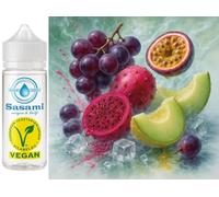 Iced Mirage - Concentrado de sabor a uva, cactus, maracuyá y melón dulce - Vegano - Sasami - 100 ml