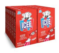 ICEE Singles To Go Water Drink Mix - Varillas de polvo, 12 cajas de 6 paquetes cada una, 72 porciones en total, cereza, 12 unidades