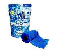 ICEE Tape - Cinta adhesiva para vendaje, compresa fría instantánea, cinta de compresión para músculos atléticos, cinta de atleta para dolor e hinchazón, no necesita refrigeración, rosa (azul)