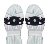 IceGrips antideslizantes para zapatos, crampones de 5 dientes de PET y metal, dispositivo de tracción de zapatos de invierno para caminar sobre hielo, nieve, pavimentos resbaladizos, tacos ajustables