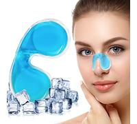 ICEHOF Almohadillas de enfriamiento para hemorragias nasales, 2 paquetes de refrigeración reutilizables como hemostáticos, enfriamiento nasal después de la cirugía nasal, detener las hemorragias