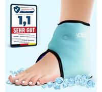 ICEHOF Almohadillas de refrigeración para tobillo - talones vendaje de tobillo con gel refrigerante, terapia de frío tobillo reumatismo quimioterapia dolor de tobillera pie (1 unidad)