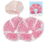 ICEHOF bolsa gel frio para pecho [2x] - con almacenamiento - Accesorio de lactancia compresas gel frio seno de hielo - Almohadillas de refrigeración