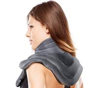 ICEHOF Cojín térmico para cuello y hombros lavanda XL - Suave calor duradero gracias a las perlas de arcilla natural y aromaterapia acompañante, forma ergonómica