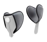 Icehof Juego de 2 almohadillas para muletas, apoyos para antebrazos, accesorios acolchados contra la fricción, cojín amortiguador para codos, almohadillas para antebrazos