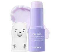 Iceland - Barra hidratante para ojos con péptidos de 0.24 onzas, bálsamo hidratante para ojos, da elasticidad a los ojos, frescura e hidratación para piel flácida, bálsamo para tratar la zona