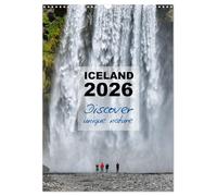 Iceland Calendar 2026 - Discover unique nature - UK Version (Wall Calendar 2026 DIN A3 portrait), CALVENDO 12 Month Wall Calendar: Iceland's nature is ... the most stunning views on Iceland's nature.