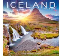 Iceland Calendar 2026 Square Travel Wall Calendar - 16 Month