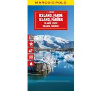 MARCO POLO Reisekarte Island 1:500.000: Färöer - Straßenkarte und Autokarte mit sehenswerten Strecken, Highlights und digitaler Erweiterung (Marco Polo Maps)