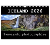 Iceland - Panoramic photographies (Wall Calendar 2026 DIN A4 landscape), CALVENDO 12 Month Wall Calendar: The breathtaking landscapes of Iceland captured in a variety of panoramic photographies.