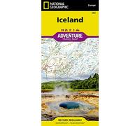 National Geographic – Mapa de viaje Islandia 3302 – Mapa de aventuras – Inglés
