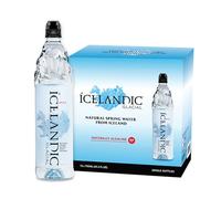 Icelandic Glacial Agua Premium Sin Gas 750ml Botellas de PET Reciclado x 12 Por Paquete - Alcalina/Bajo pH, Carbono Neutral desde el Manantial Islandés. Bajo Contenido de TDS y Minerales.