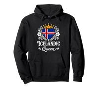 Icelandic Queen Iceland Flag Proud Icelandic Woman Sudadera con Capucha