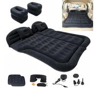 Icelus Colchón De Aire para Cama del Asiento Trasero del Coche y SUV - Bomba Inflable Universal para Dormir en el Camping y en Viajes