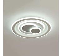 ICEMOB Luz de techo redonda ultrafina Lámpara ajustable de atenuación de tres colores Instalación incorporada Luces de decoración del hogar Lámpara de estudio de sala de estar de dormitorio de estilo